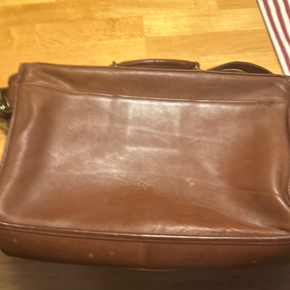 Coach Brown Leather Briefcase/ Laptop bag - Picture 3 of 13